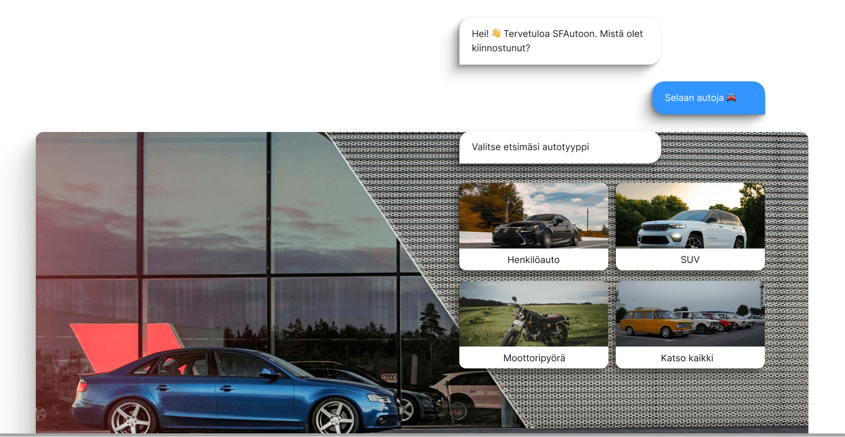 Autoalan tekoälyavustaja