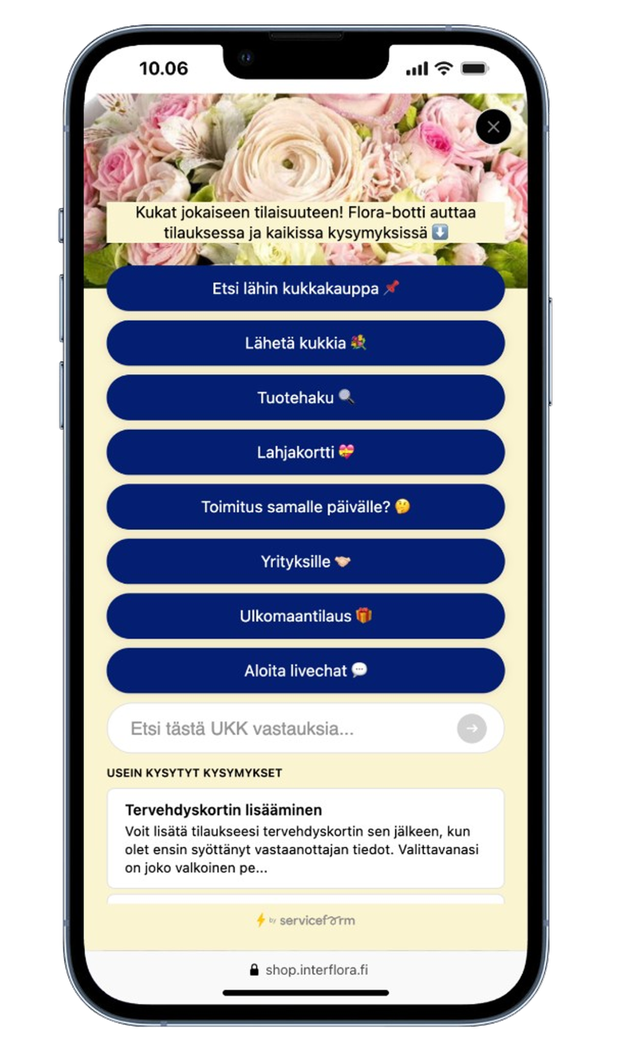 Interflora Chat