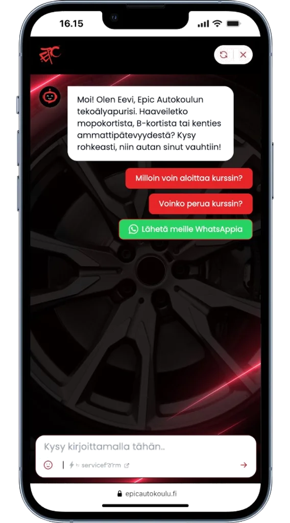 Epic Autokoulu AI Chat