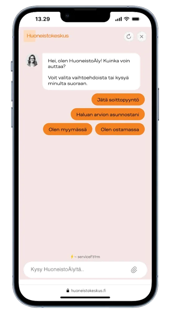 Huoneistokeskus AI Chat