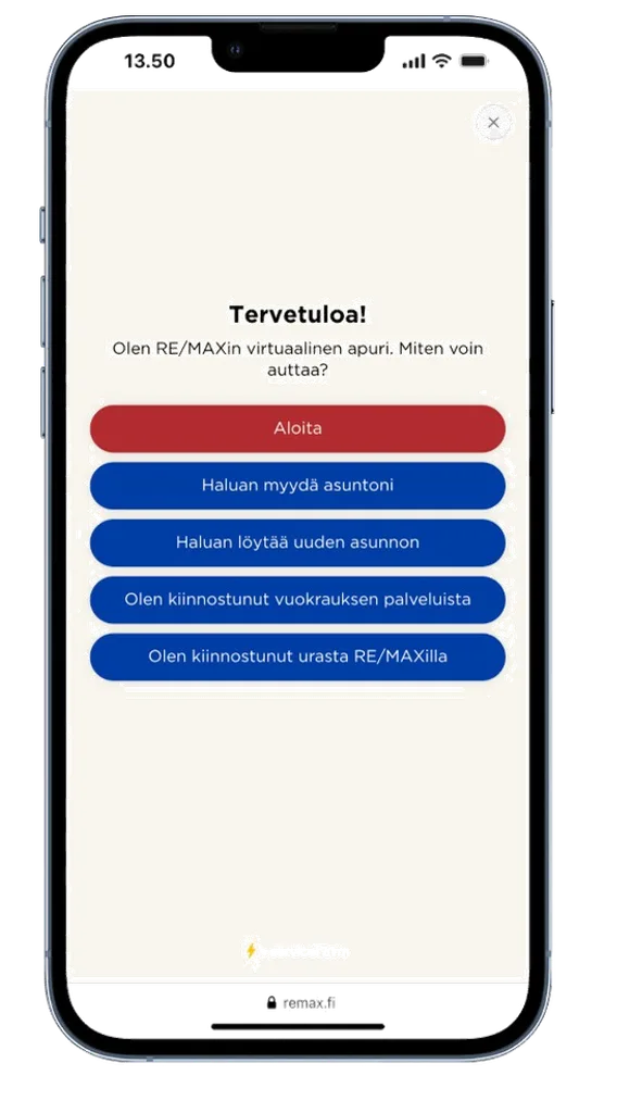 RE/MAX Finland AI Chat