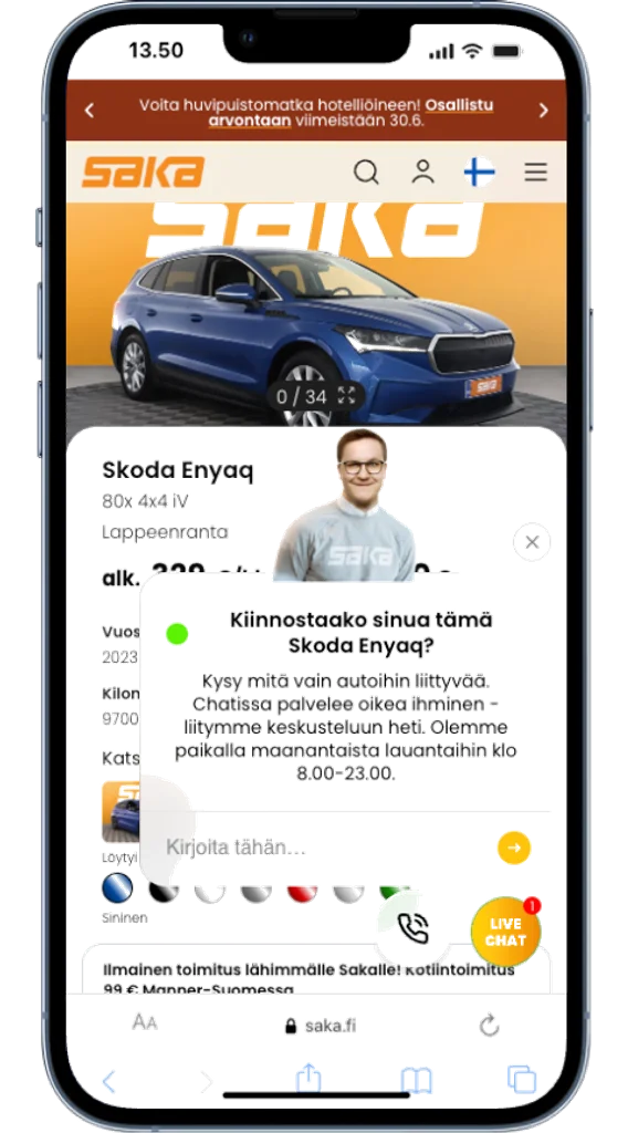 Saka Finland Oy AI Chat